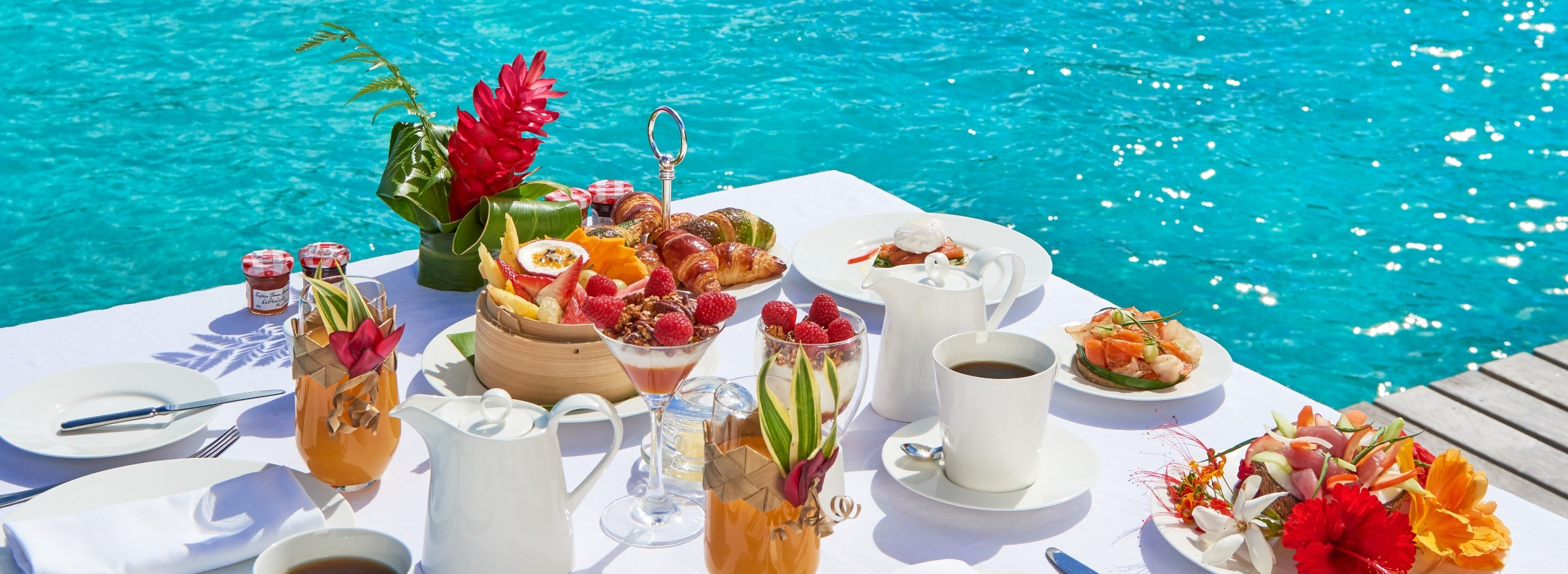 breakfast in Bora Bora