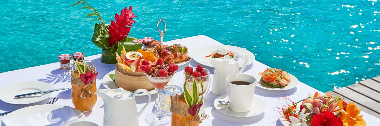 breakfast in Bora Bora