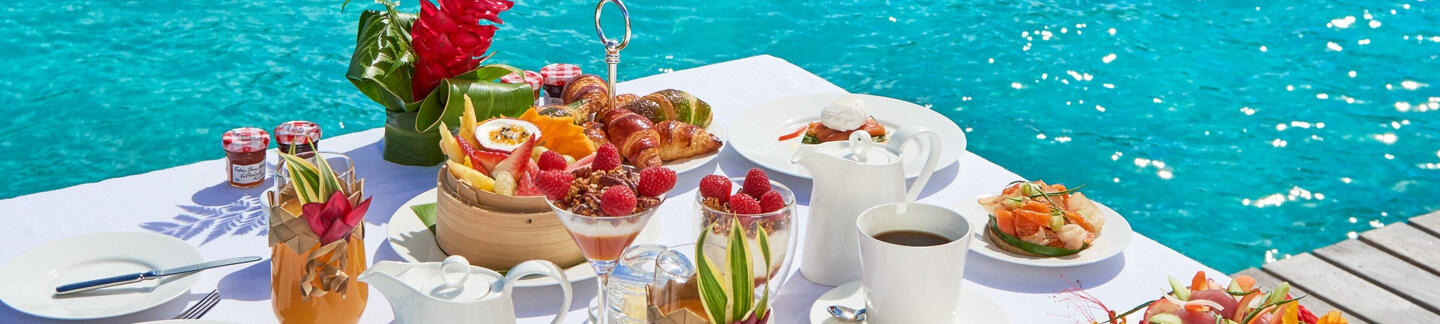 breakfast in Bora Bora
