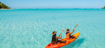 kayaking Cook Islands