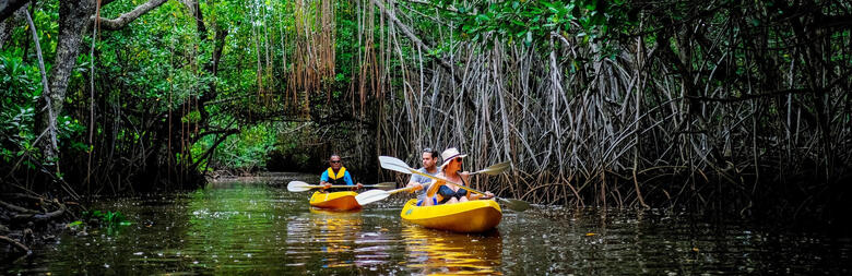 kayaking in Fiji