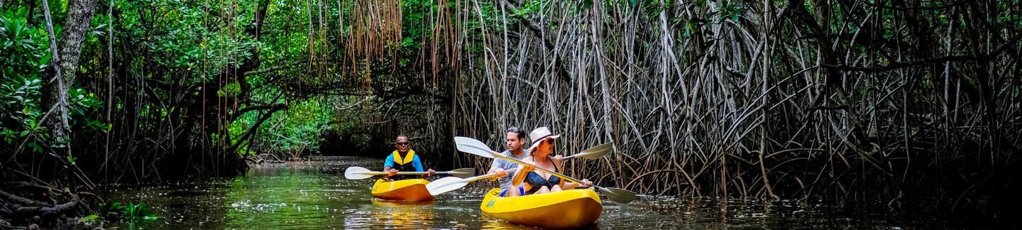 kayaking in Fiji