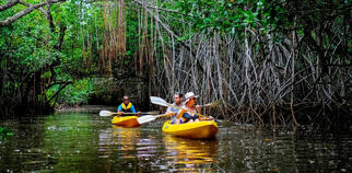 kayaking in Fiji