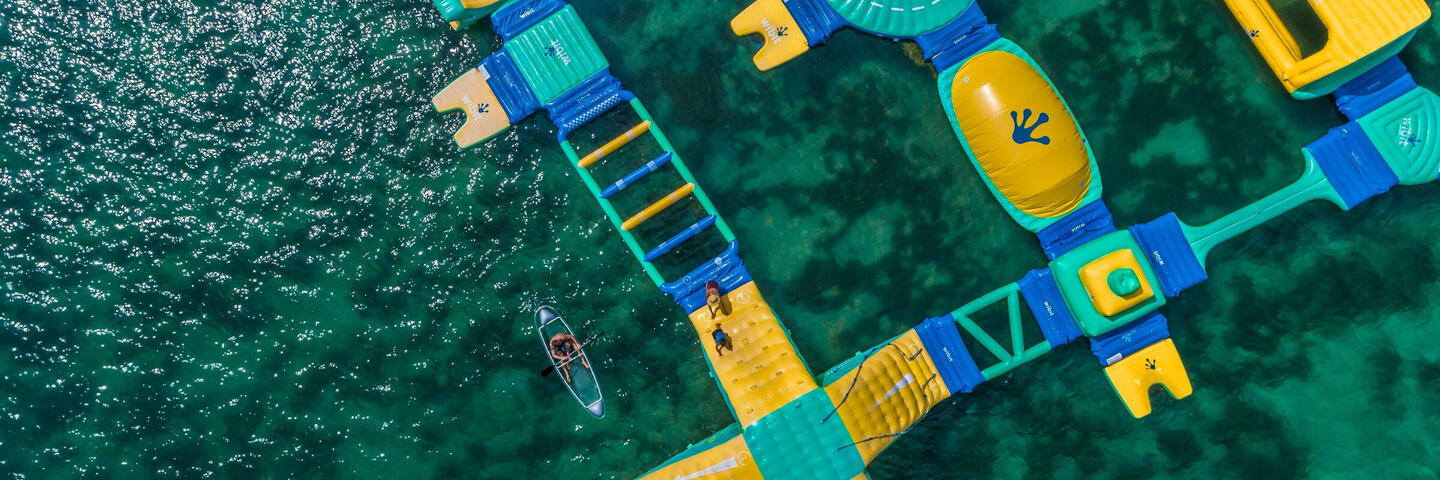 Image of waterpark at Shangri La Resort Fiji