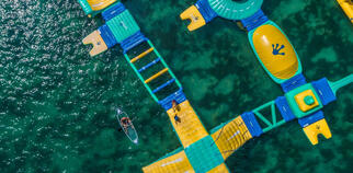 Image of waterpark at Shangri La Resort Fiji