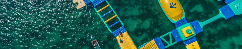 Image of waterpark at Shangri La Resort Fiji