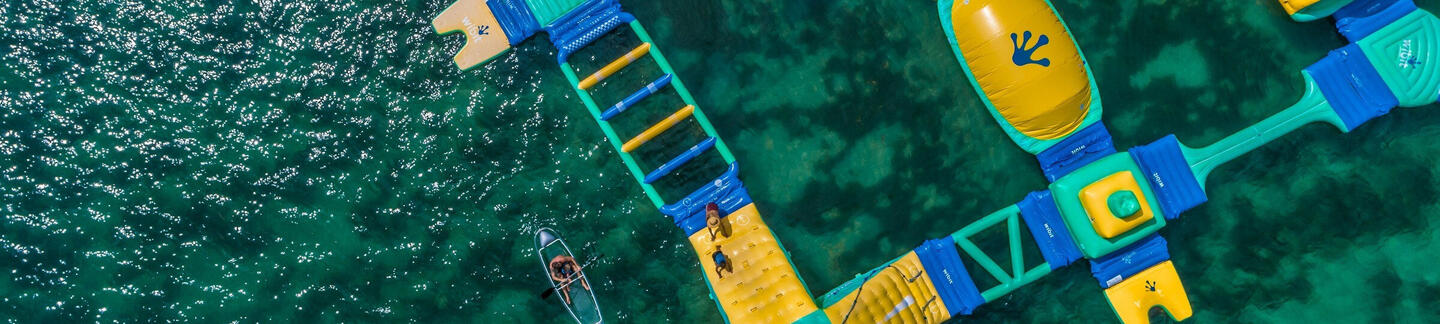 Image of waterpark at Shangri La Resort Fiji