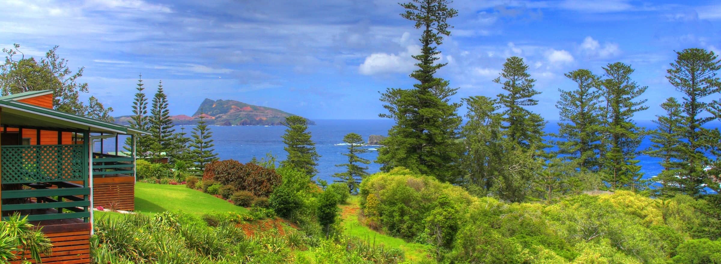 scenic accommodation on Norfolk Island