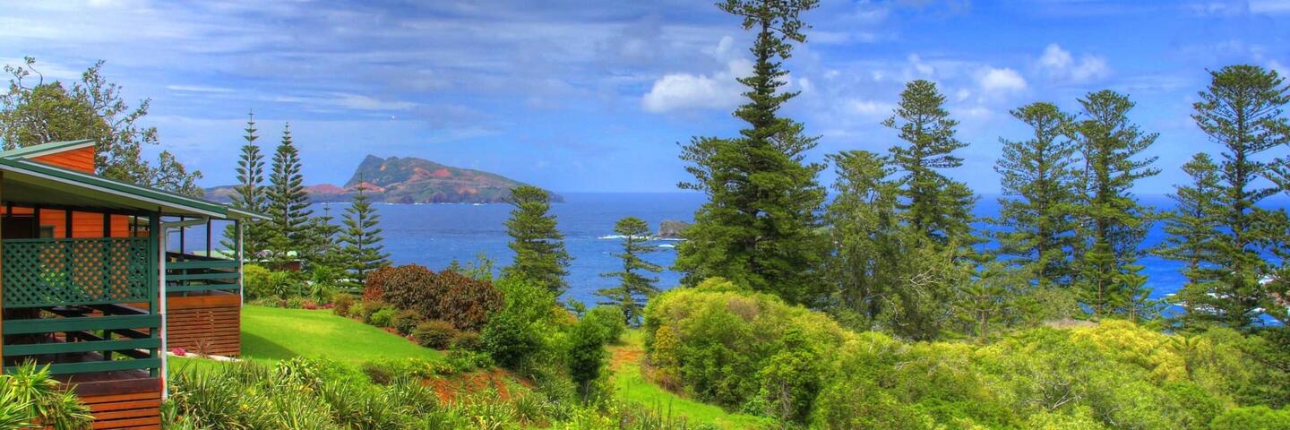 scenic accommodation on Norfolk Island