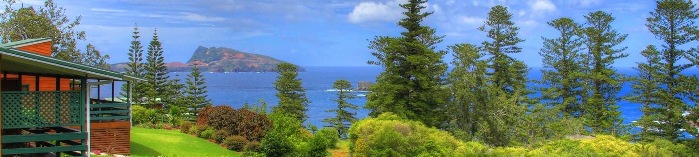 scenic accommodation on Norfolk Island