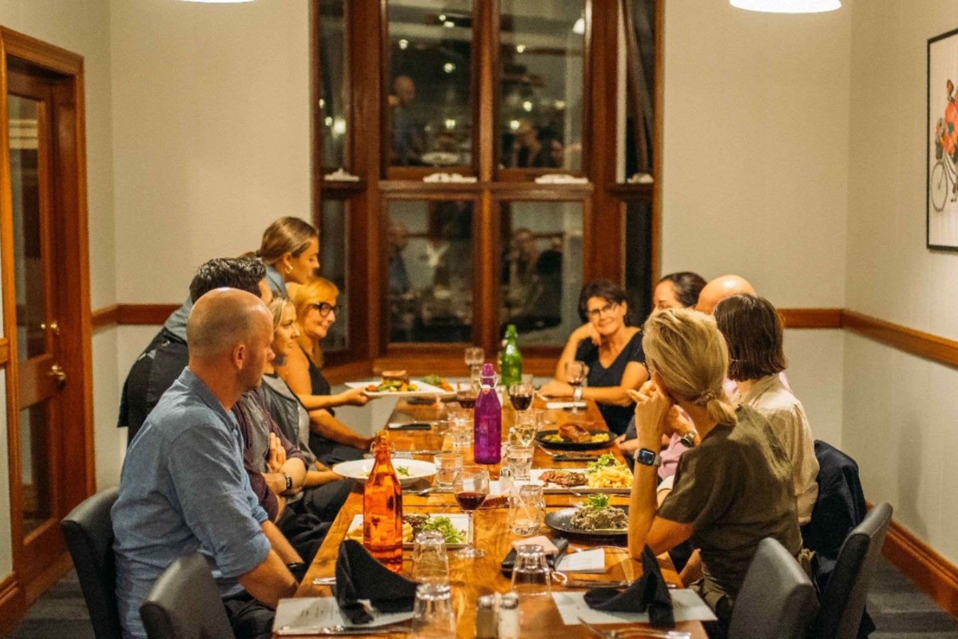 Dining at Baileys Restaurant