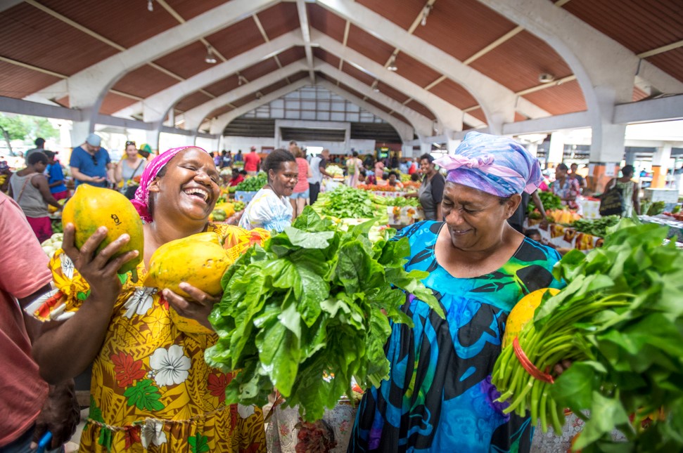 Food markets in Vanuatu Port Vila food market