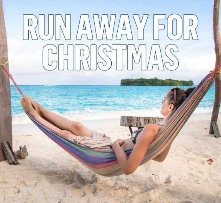 Woman relaxing on hammock by the sea