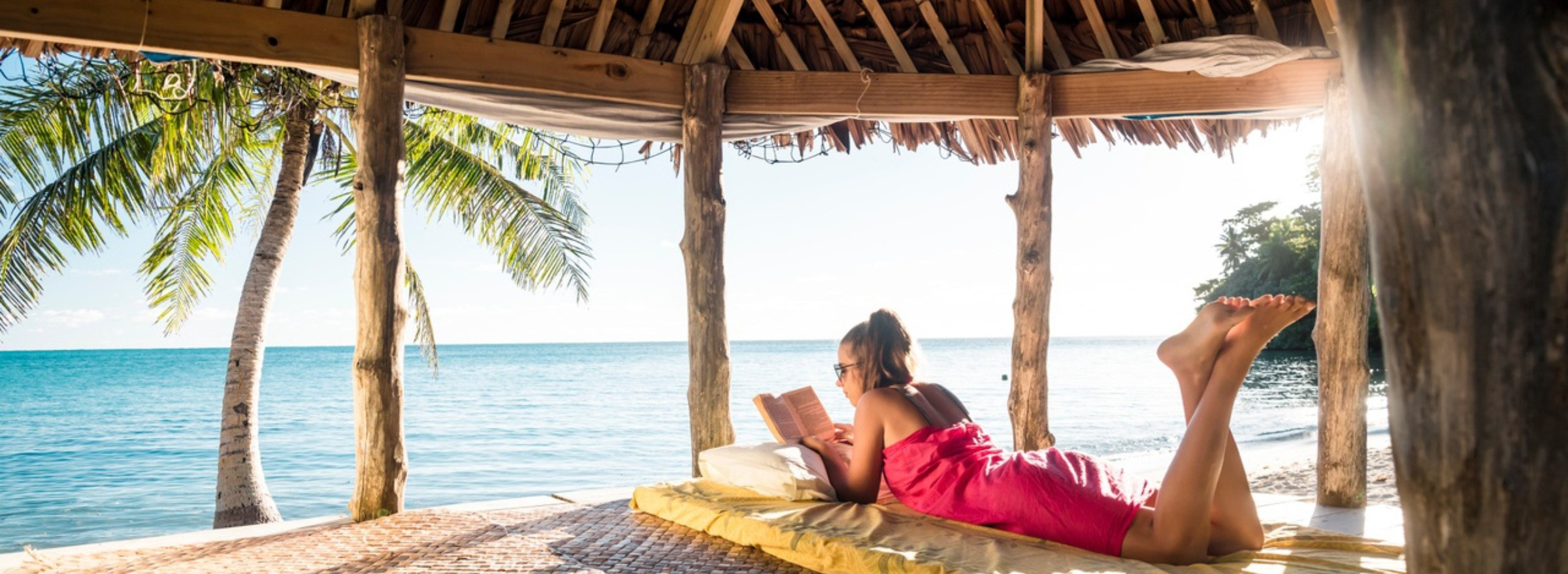 Beach fale in Samoa