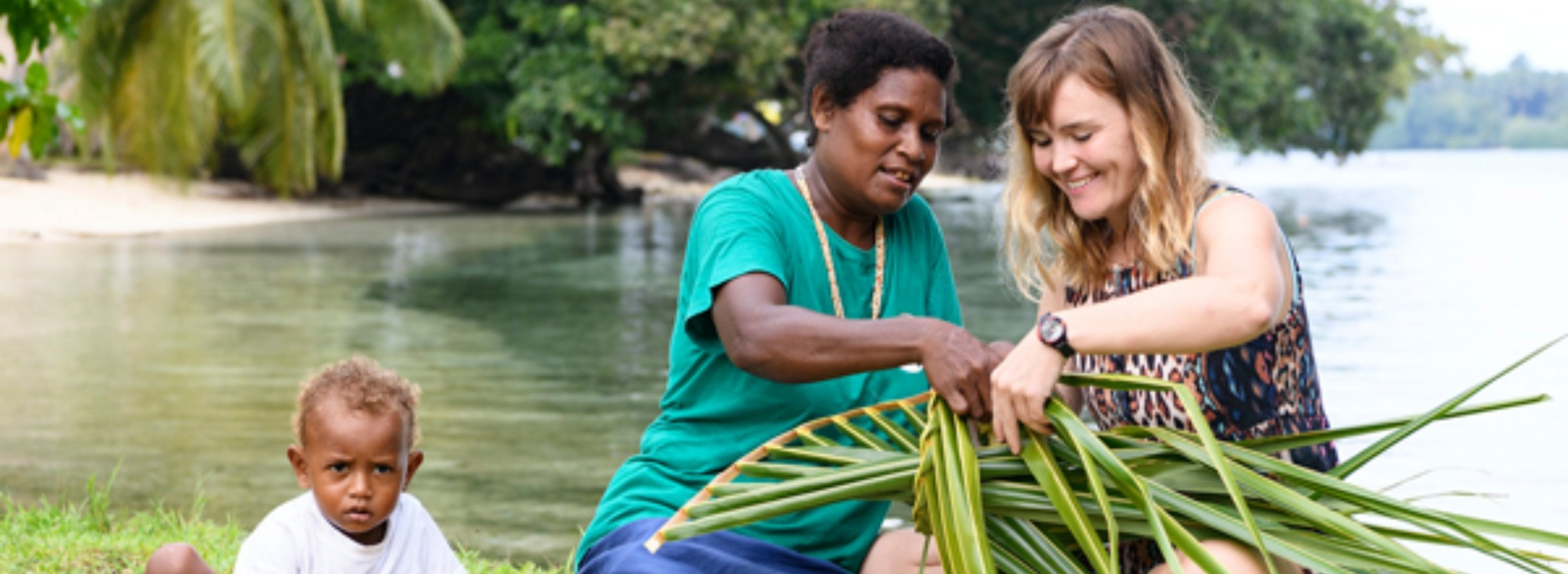 weaving in solomon islands