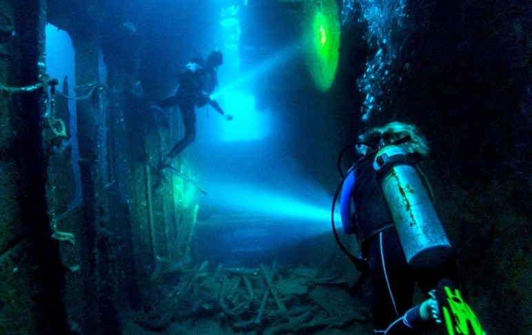 Diving the SS Coolidge