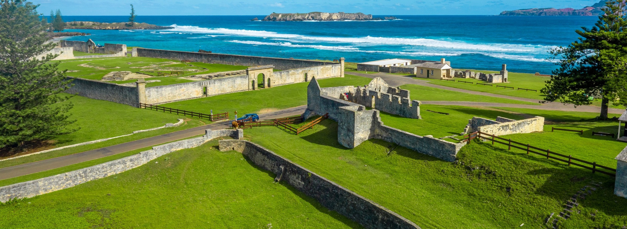 Image of Historic Penal Colony at Kingston on Norfolk Island