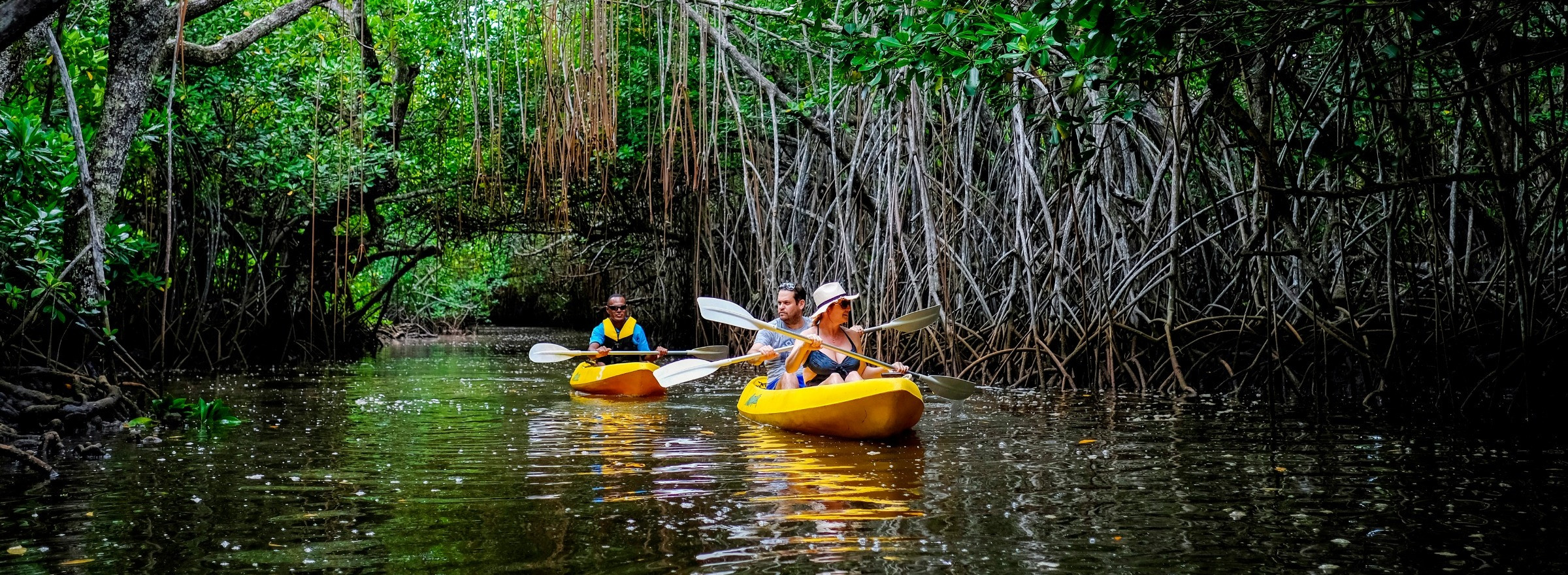 Kayaking in Fiji