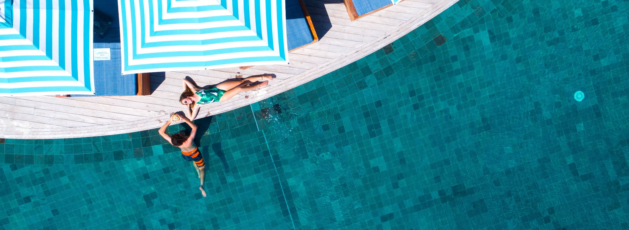 Malamala beach club poolside day bed